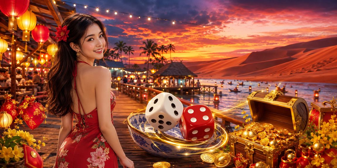 Người chơi trải nghiệm thanh toán trên thiết bị di động tại Mũi Né